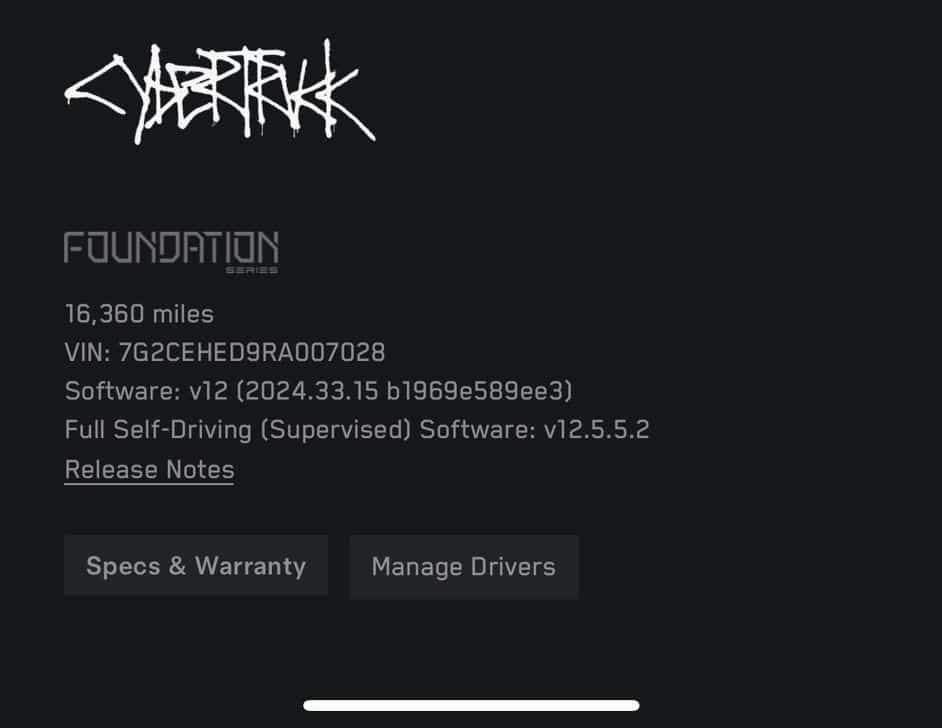 Cybertruck VIN Location